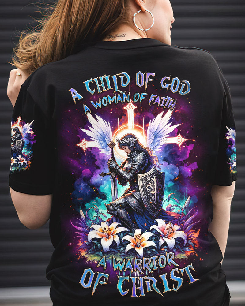 A Warrior Of Christ Women's All Over Print Shirt - Tlnz0812233