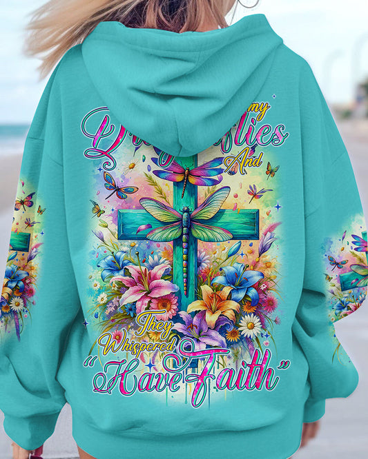 Have Faith Dragonflies Women's All Over Print Shirt - Tyqy3011231