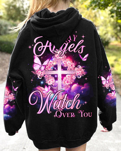 May Angels Watch Over You Women's All Over Print Shirt - Tyqy1410231