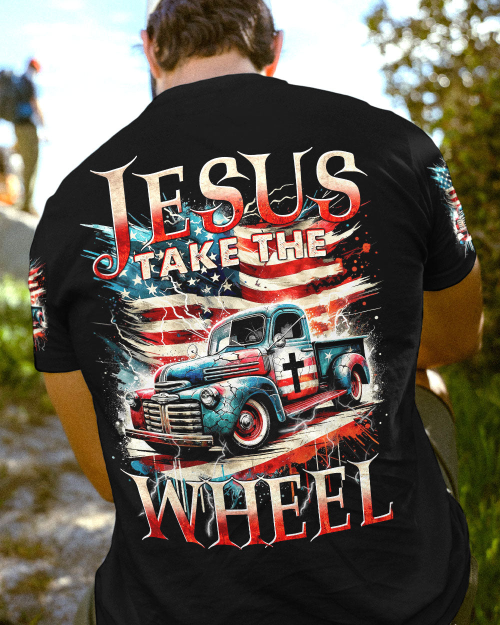 Jesus Take The Wheel Men's All Over Print Shirt - Tytm2011233