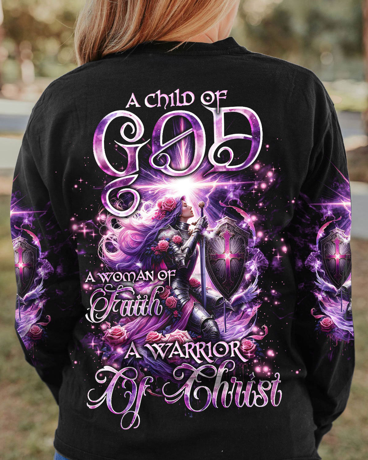 A Warrior Of Christ Women's All Over Print Shirt - Tlno2610232