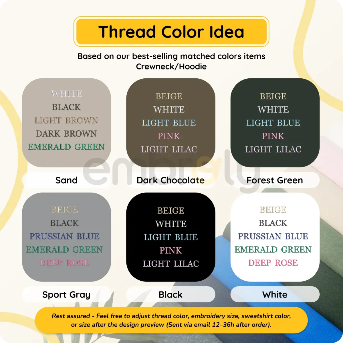 Custom Embroidered Pennant Sweatshirt or Hoodie with Team Name, College Football Sport Team Game Day Gift