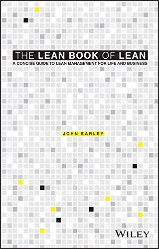 The Lean Book Of Lean A Concise Guide To Lean Management For Life And Business