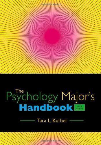 The Psychology Majors Handbook 3Rd Edition