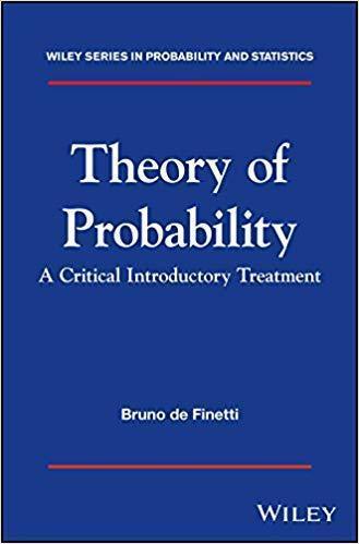 Theory Of Probability A Critical Introductory Treatment