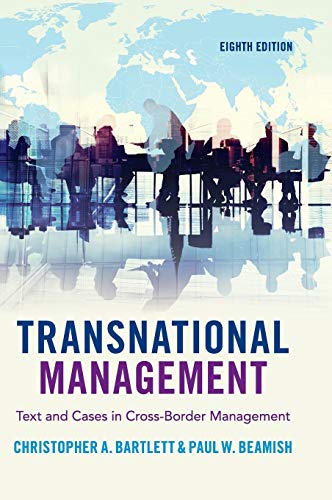 Transnational Management: Text and Cases in Cross-Border Management 8-edition