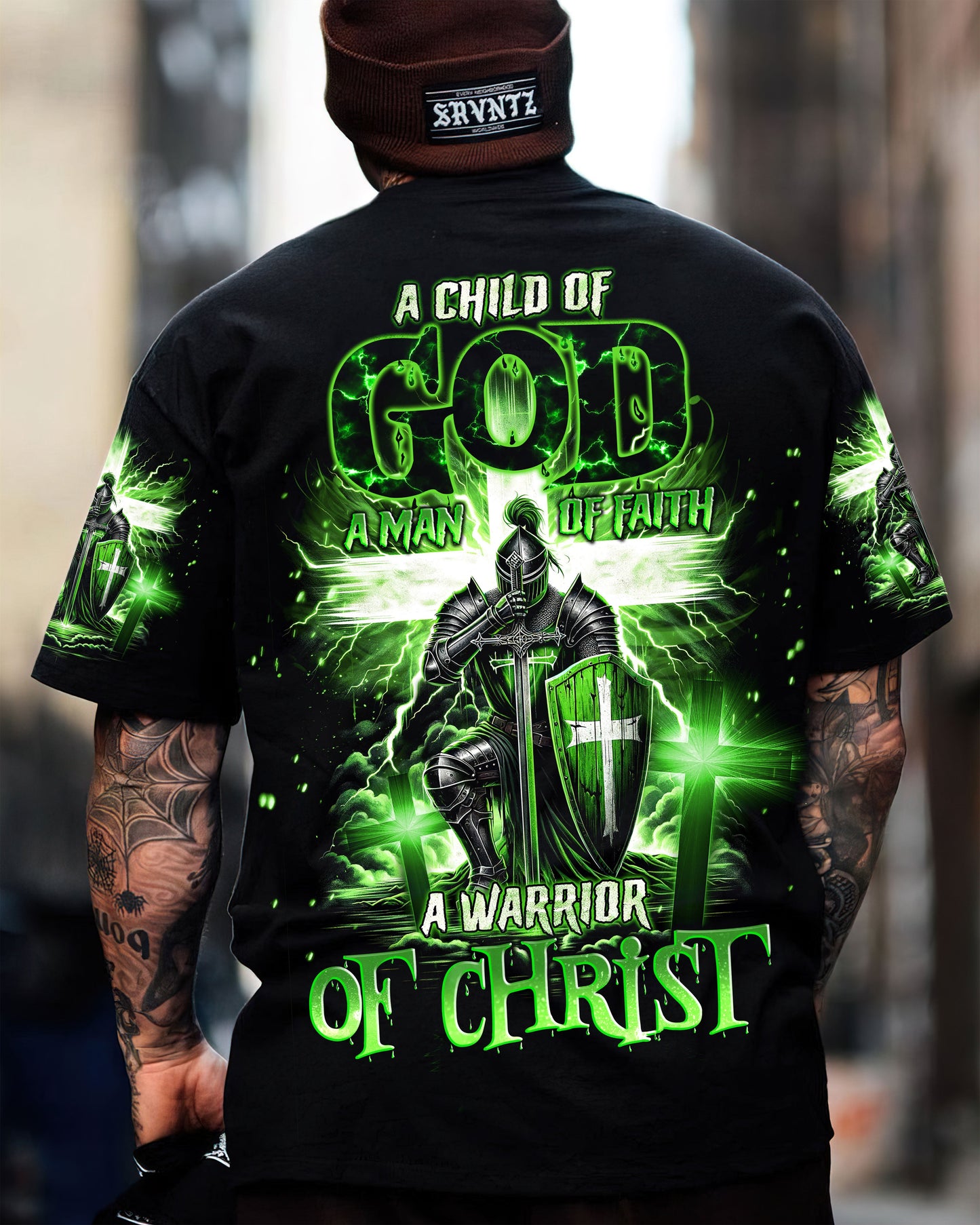 A Warrior Of Christ Men's All Over Print Shirt - Tlno0712233