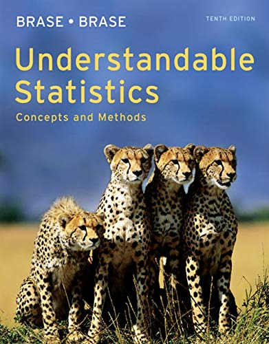 Understandable Statistics: Concepts and Methods (10 Edition)