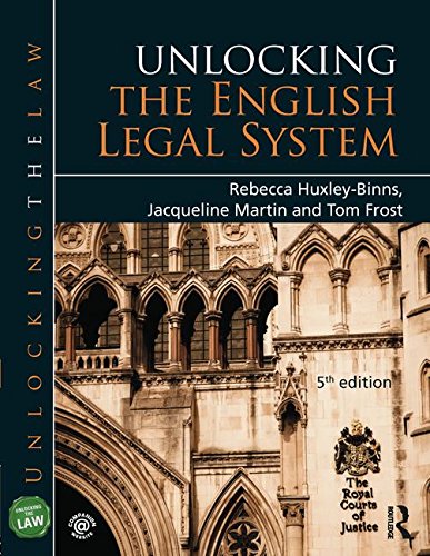 Unlocking the English Legal System - 5th Edition