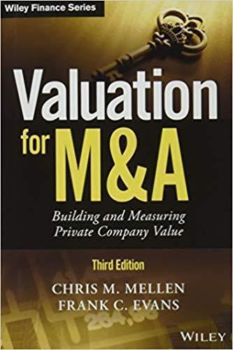 Valuation For M A Building And Measuring Private Company Value 3Rd Edition