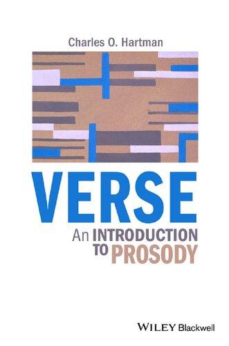 Verse An Introduction To Prosody