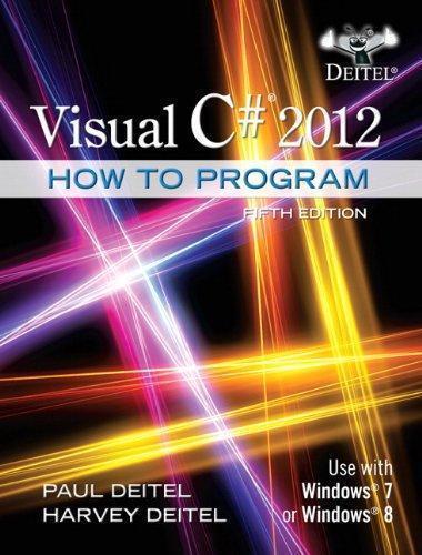 Visual C 2012 How To Program 5Th Edition