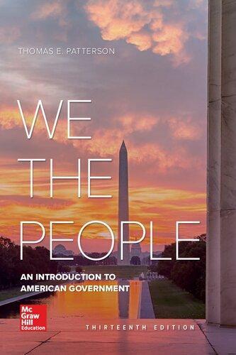 We The People An Introduction To American Government 13Th Edition