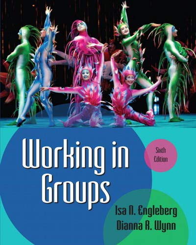 Working in Groups Communication Principles and Strategies 6th Edition by Isa N Engleberg