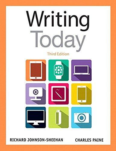 Writing Today 3Rd Edition