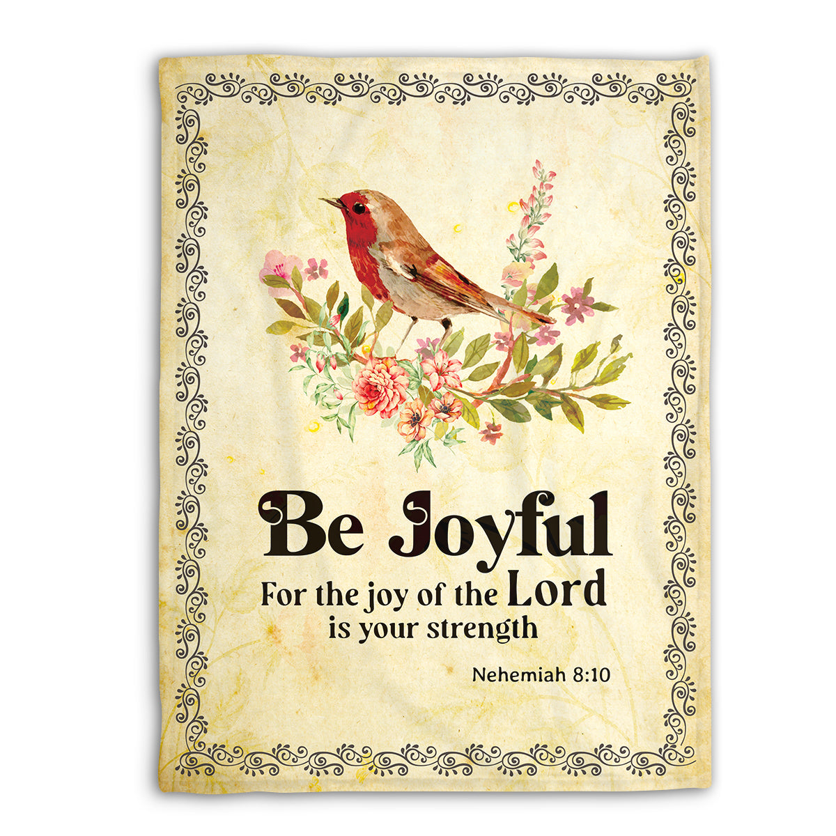 The Joy Of The Lord Is My Strength - Jesus Fleece Blanket NUHN81