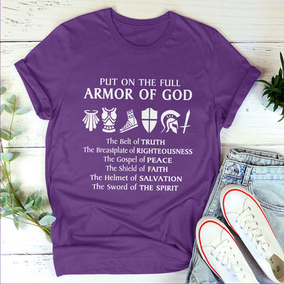 Unqiue Christian Unisex T-shirt - Put On The Full Armor Of God NUM352