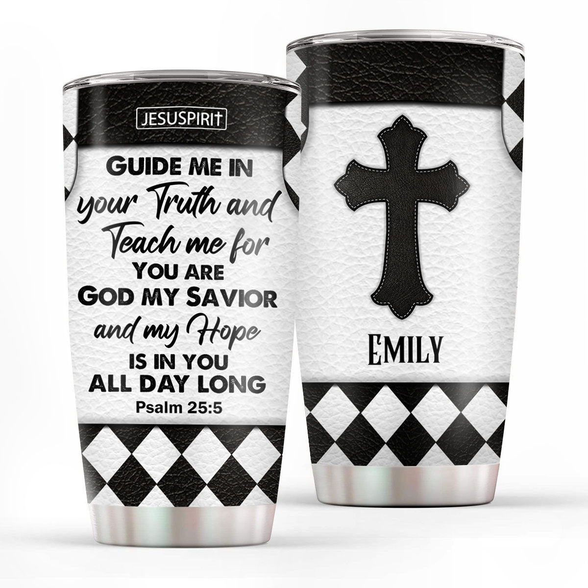 Special Personalized Stainless Steel Tumbler 20oz - Guide Me In Your Truth NUHN302