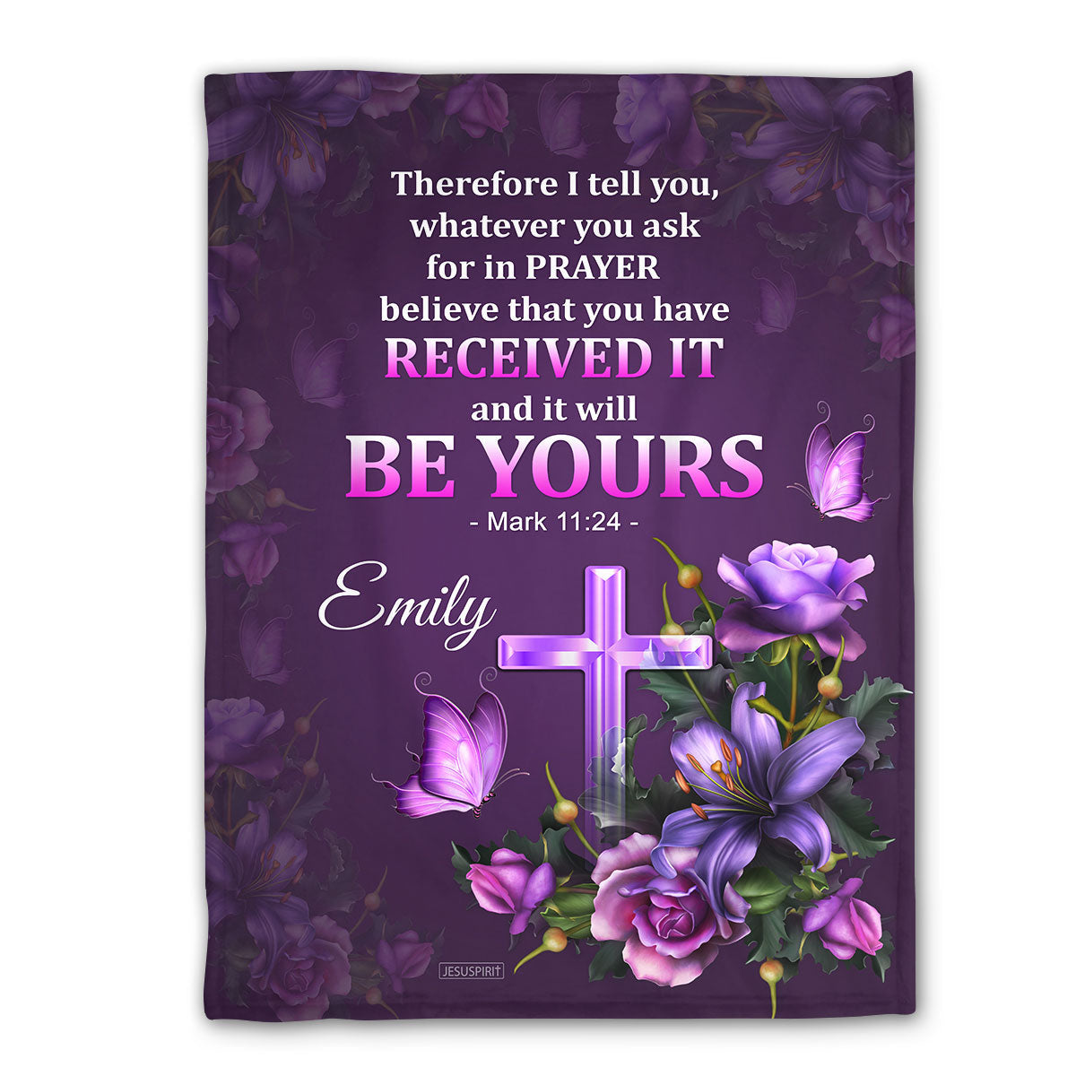 Beautiful Personalized Fleece Blanket - Believe That You Have Received It NUH485