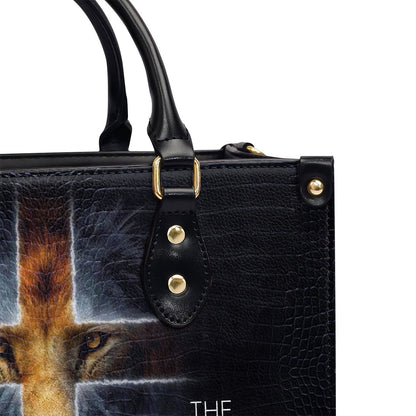 Must-Have Personalized Cross Leather Handbag - The Lion Of Judah Has Triumphed H02