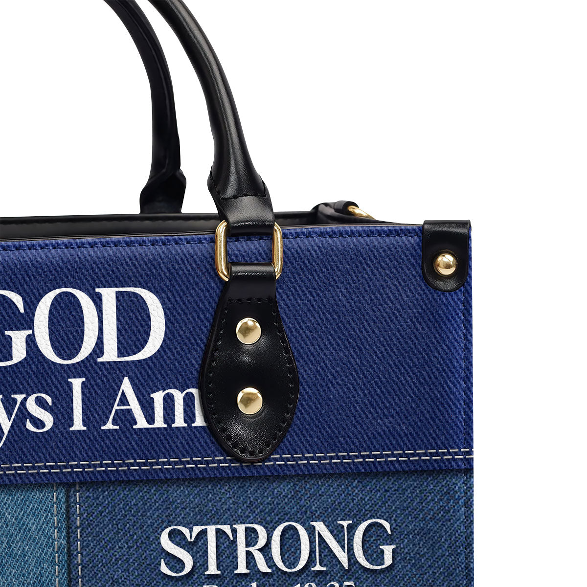 God Says You Are | Religious Gift For Worship Friends | Personalized Leather Handbag With Zipper LHBNUH682