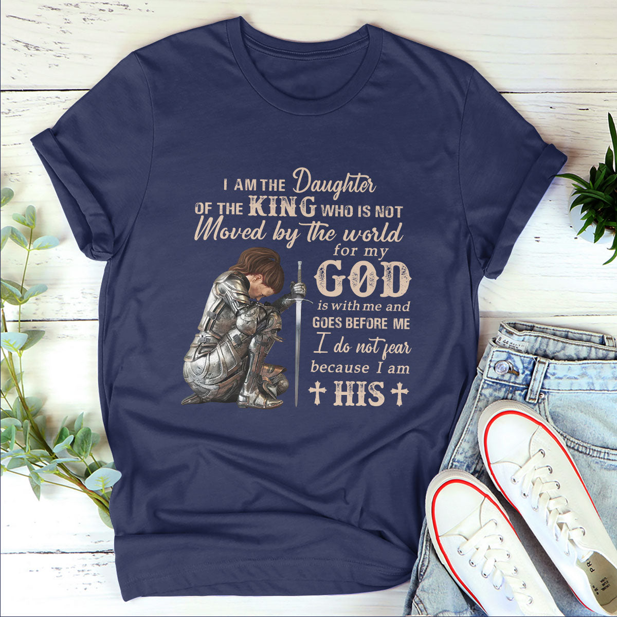 I Am The Daughter Of The King - Classsic Christian Unisex T-shirt 2DTNAM1010