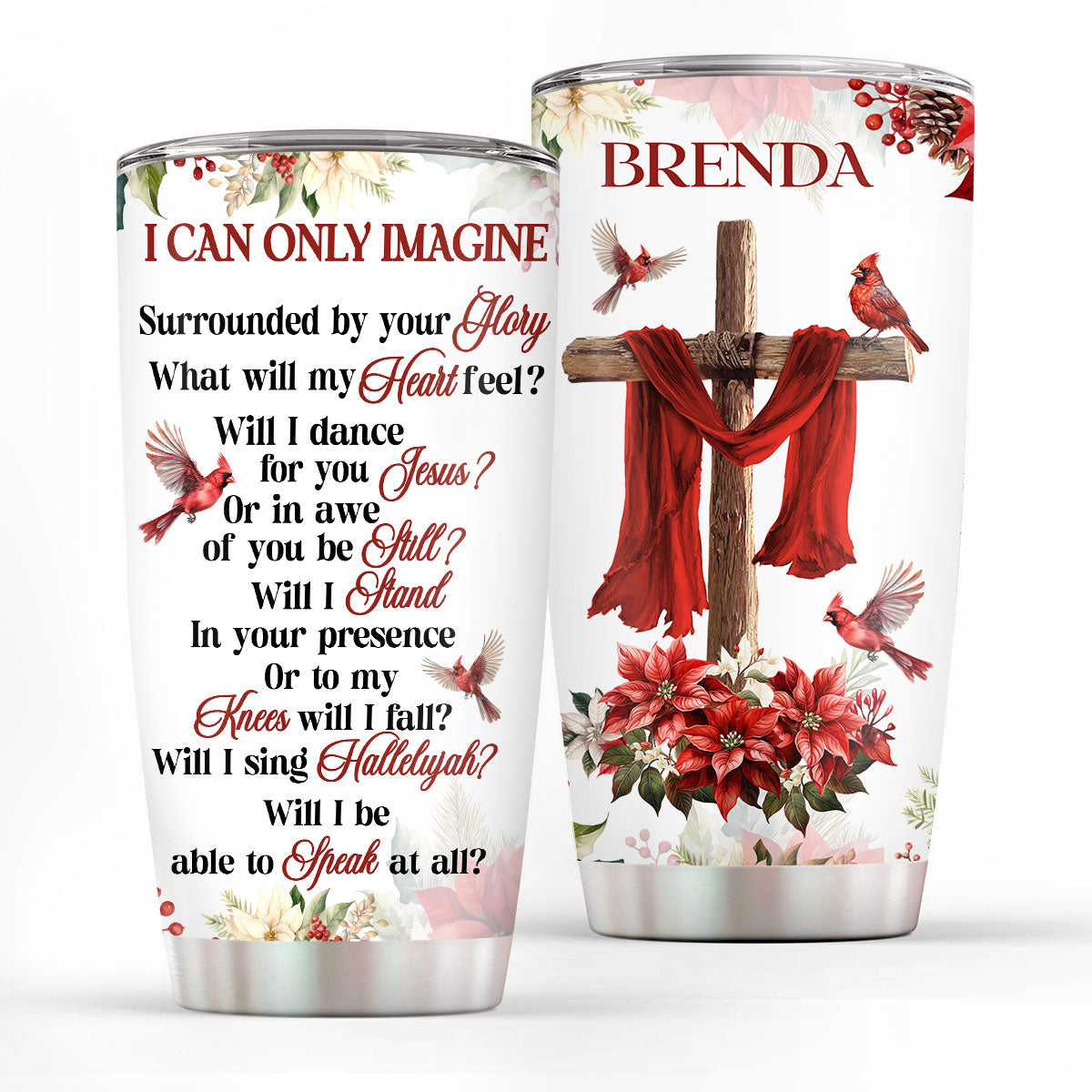 Christian Faith Gifts | Stainless Steel Tumbler | I Can Only Imagine SSTNAM1008B