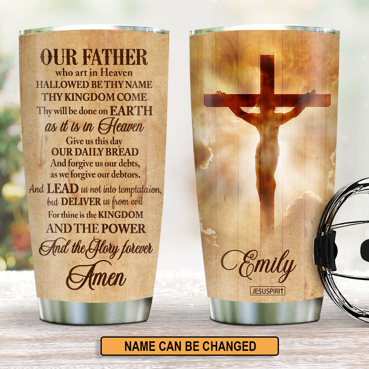 Give Us This Day Our Daily Bread - Special Personalized Stainless Steel Tumbler 20oz NUH323