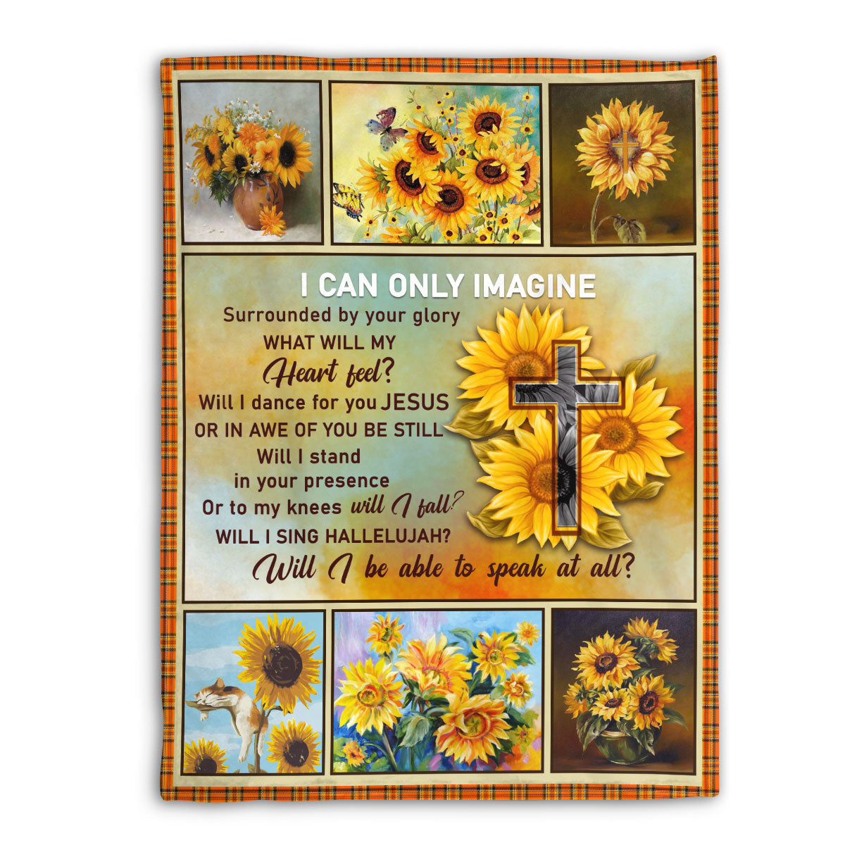 Beautiful Sunflower Fleece Blanket - I Can Only Imagine AM203