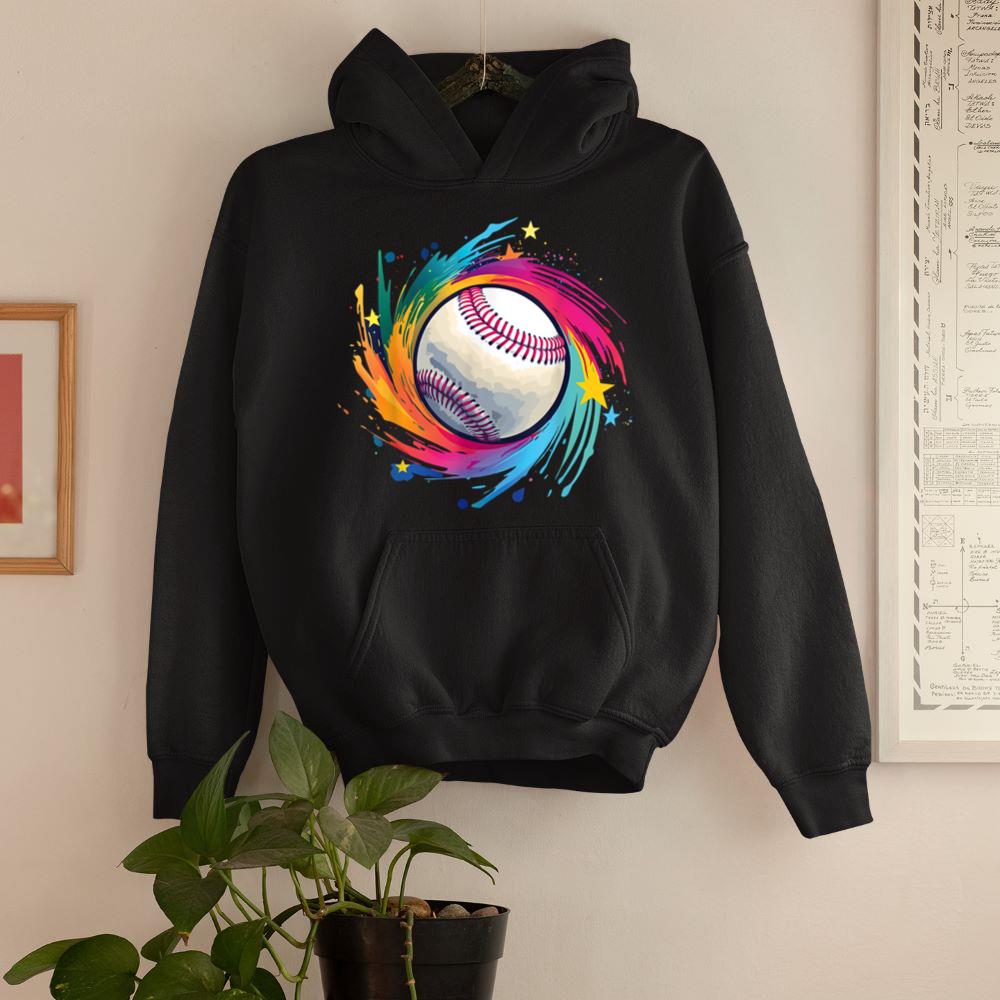 Baseball Player and Fan Graphic Hoodie