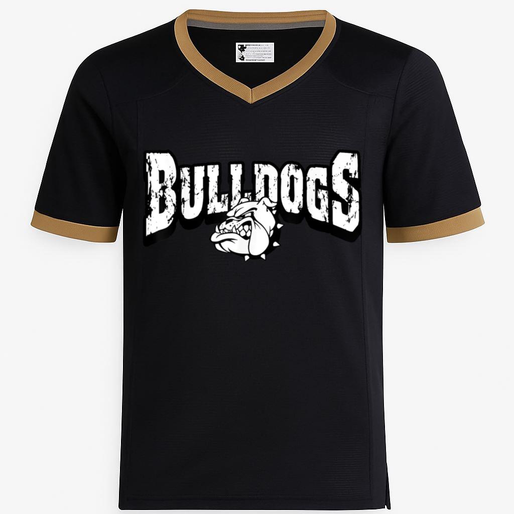 Bulldogs Mascot Back To School Team Spirit Football Jersey