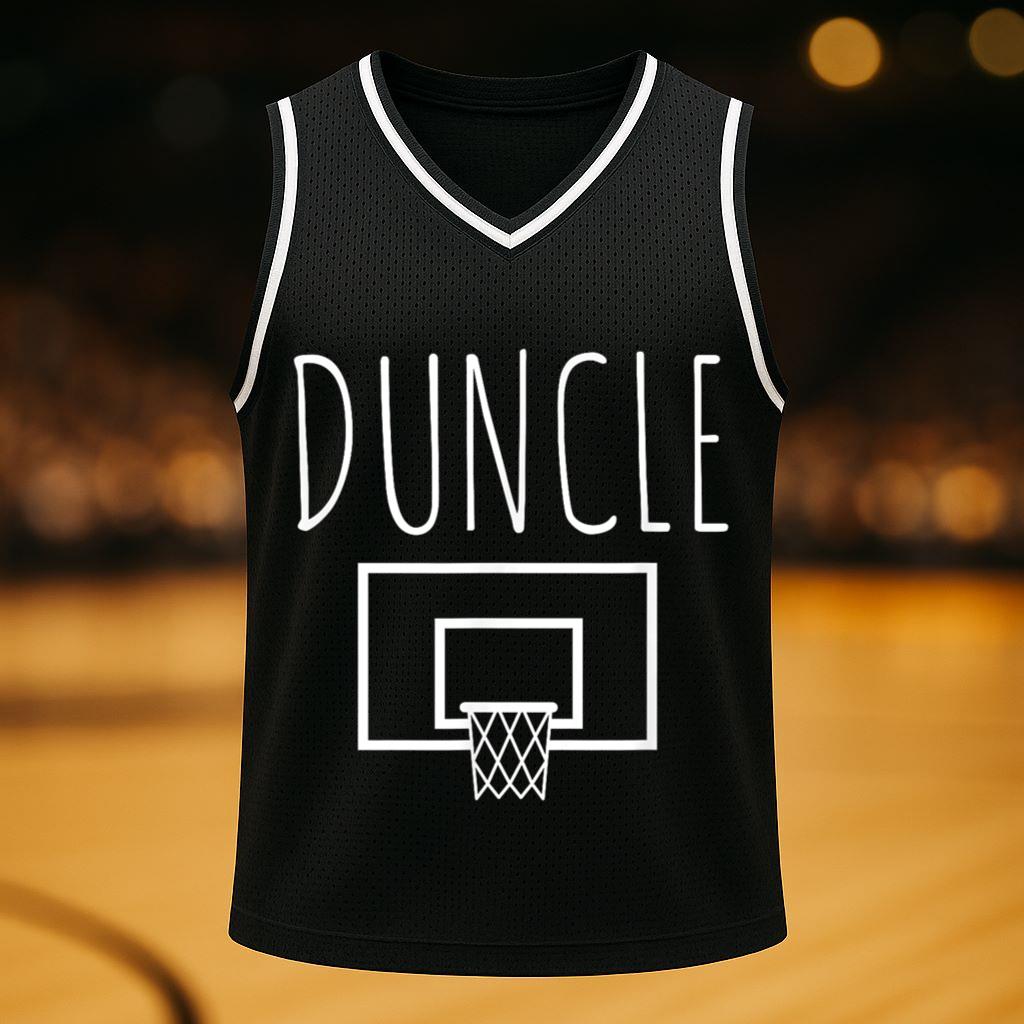 Duncle Funny Basketball Uncle T-Shirt Basketball Jersey