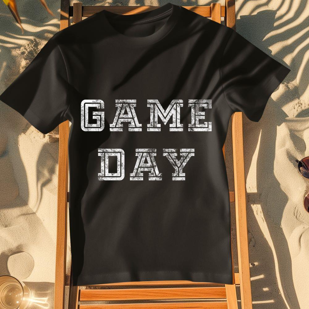 Game Day Football T Shirt Men Women Kids Retro Graphic Tee T-Shirt