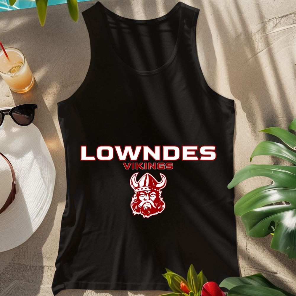 Lowndes High School Vikings Stacked Tank Top