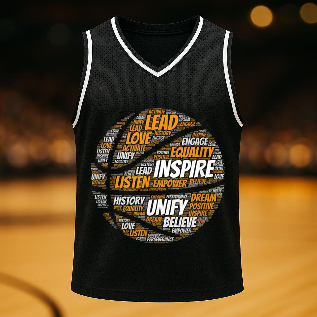 Motivational Quote BasketBall Inspiring Words Basketball Jersey