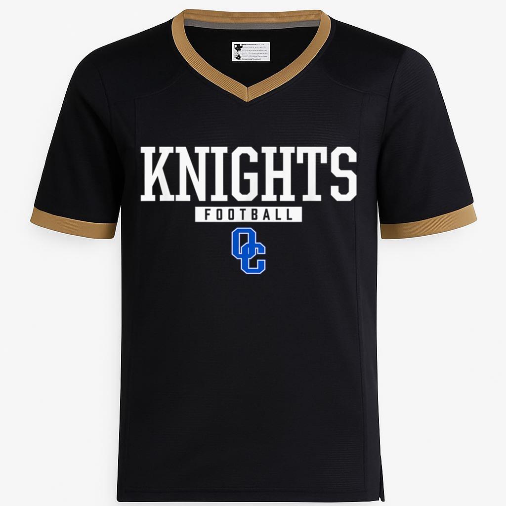Oak Creek Knights Logo Football HS Football Jersey