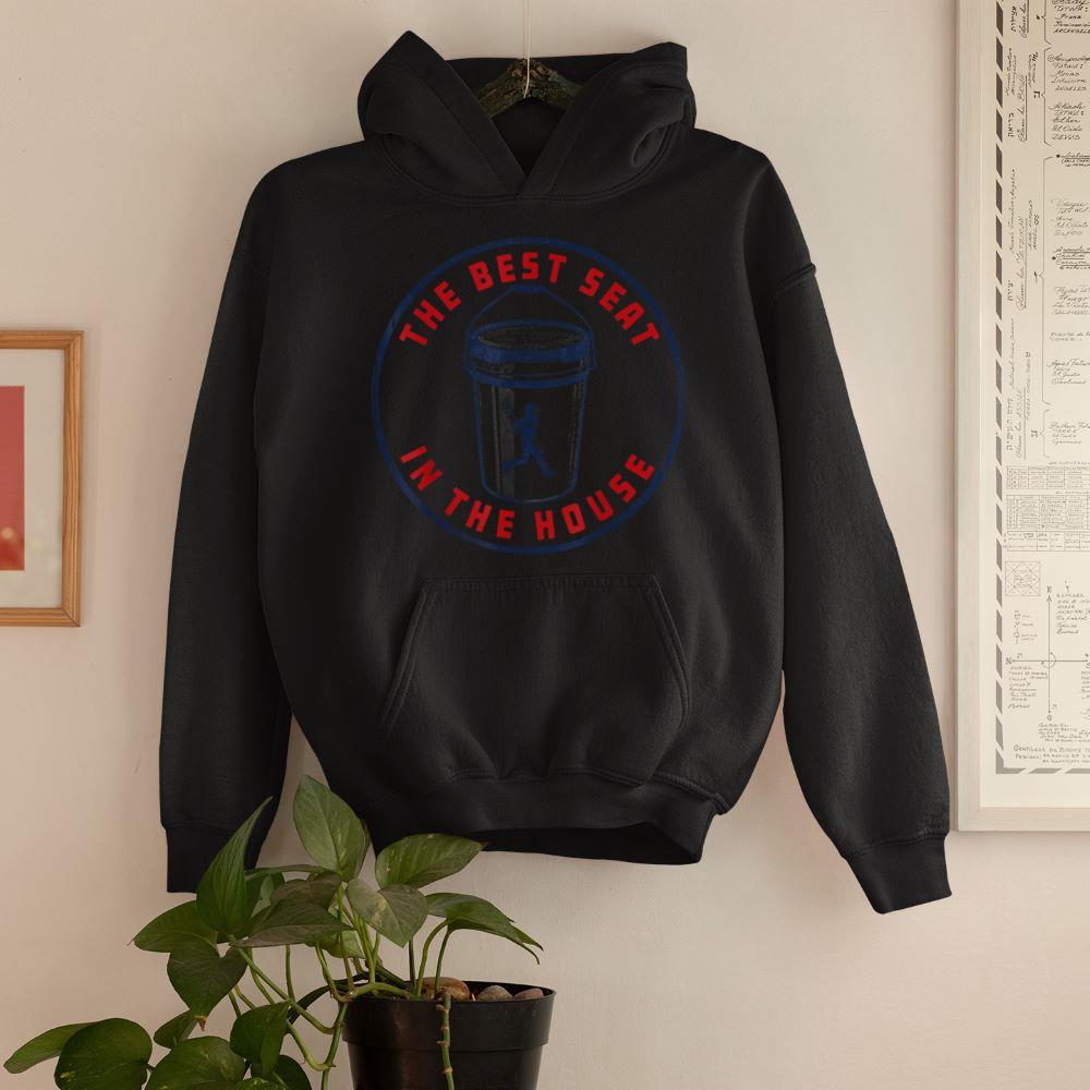 The Best Seat in the House Baseball Bucket Baseball Lovers Hoodie