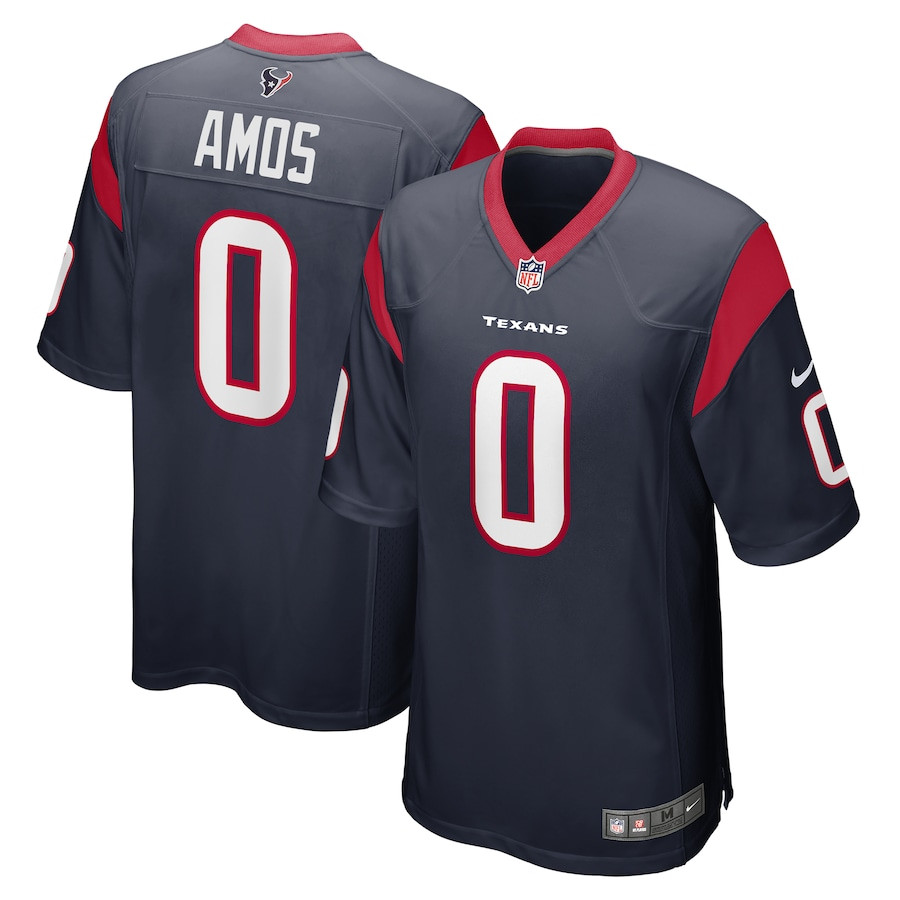 Adrian Amos 0 Houston Texans Game Men Jersey - Navy JS1942