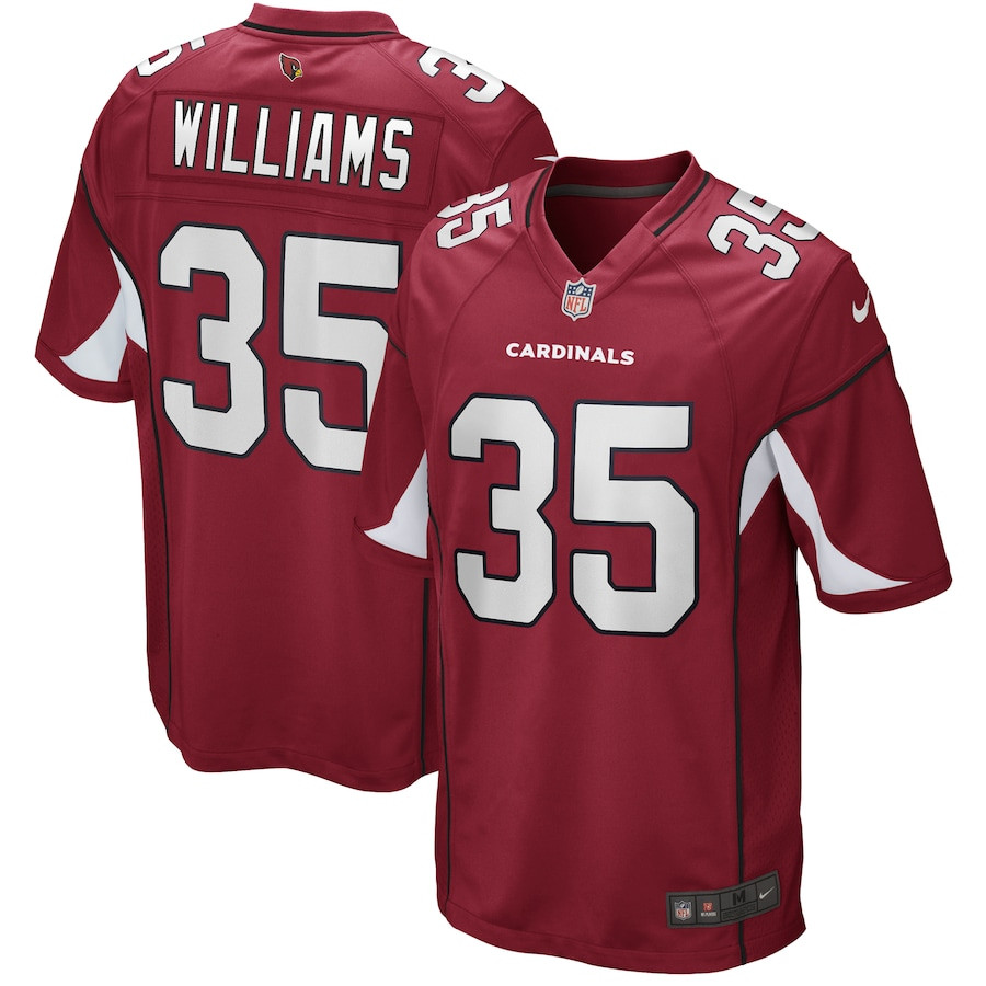 Aeneas Williams 35 Arizona Cardinals Men Game Retired Jersey - Cardinal JS6317