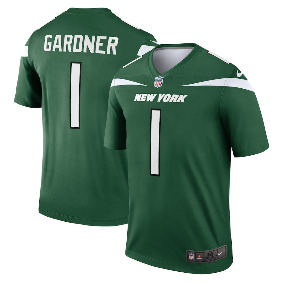Ahmad Gardner 1 New York Jets Men Legend Jersey - Green JS9629