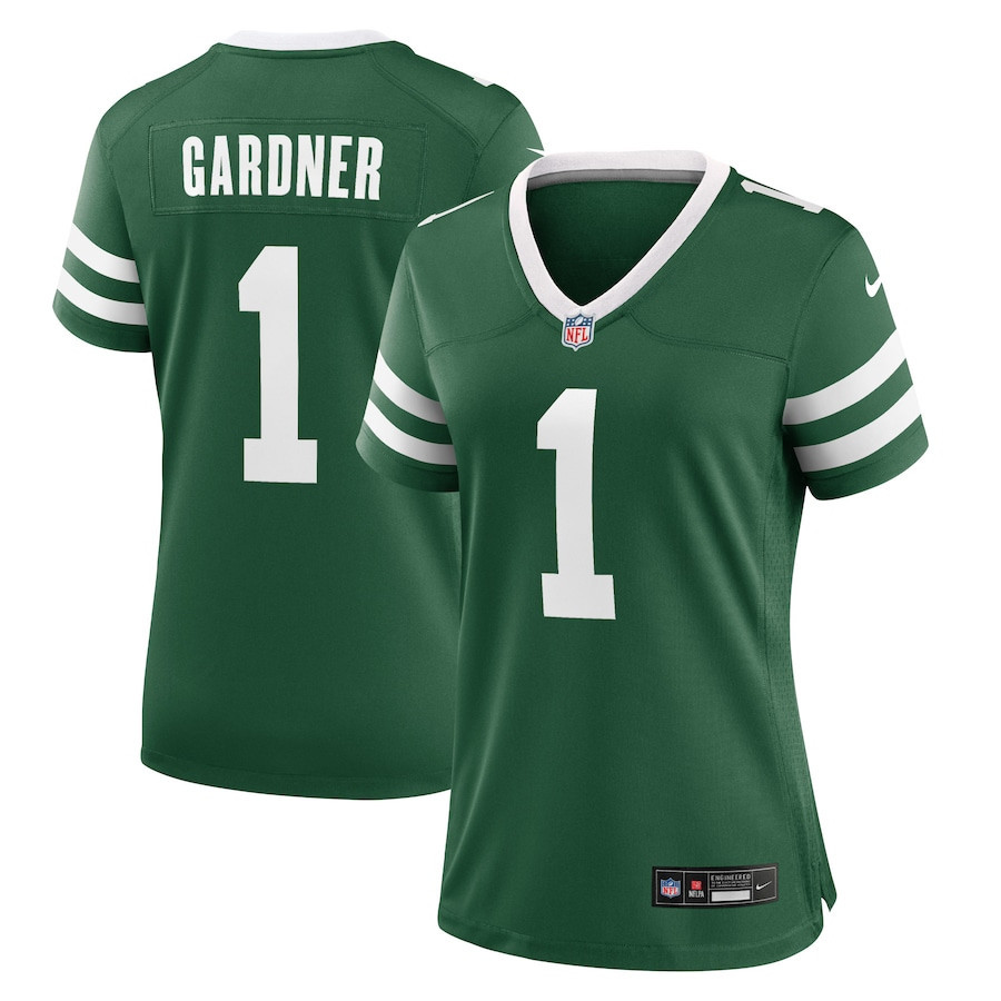 Ahmad Sauce Gardner 1 New York Jets Game Jersey - Women, Green JS1535