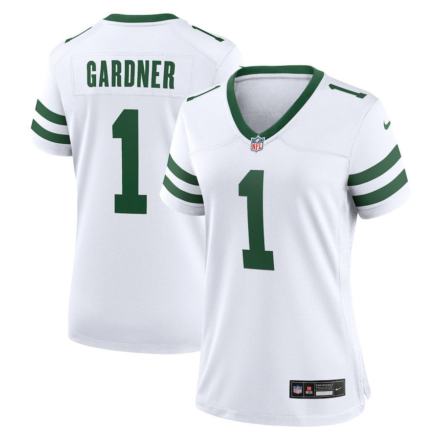 Ahmad Sauce Gardner 1 New York Jets Game Jersey - Women, White JS6240