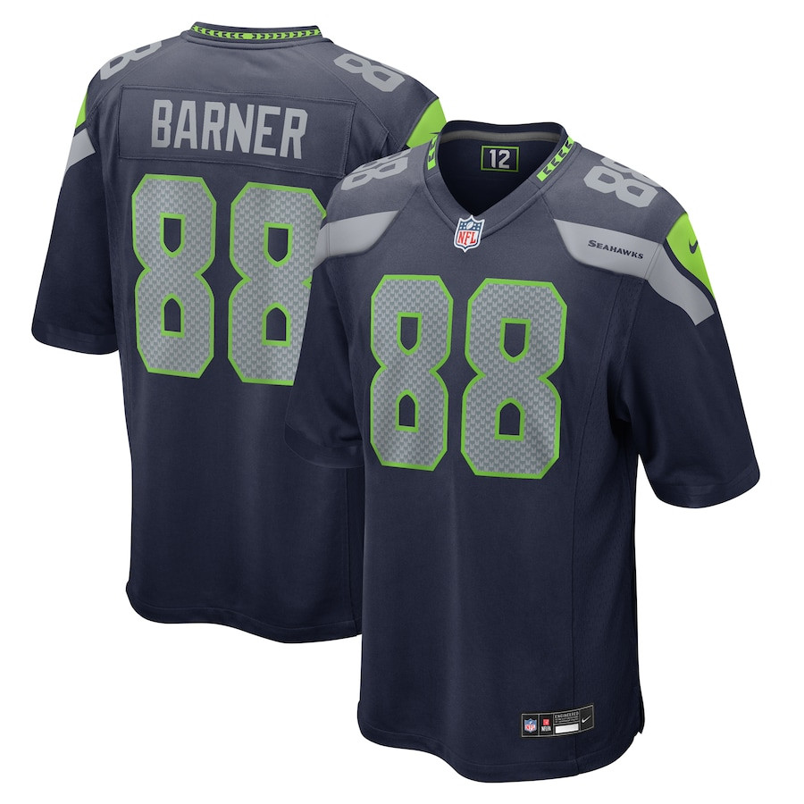 A.J. Barner 88 Seattle Seahawks Game Men Jersey - College Navy JS5970
